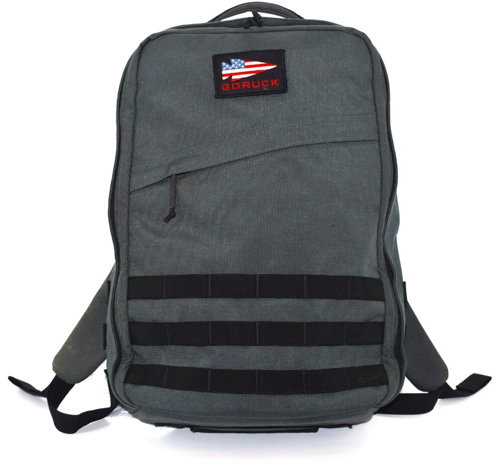 Goruck Tactial Backback Gray Green MOLLE Military Rucker 20L EDC Travel Bag USA